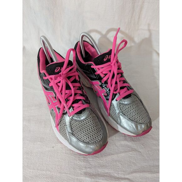 ASICS Gel-Contend 2 Running Shoes – Women’s 7 (Silver/Pink) - Picture 1 of 6
